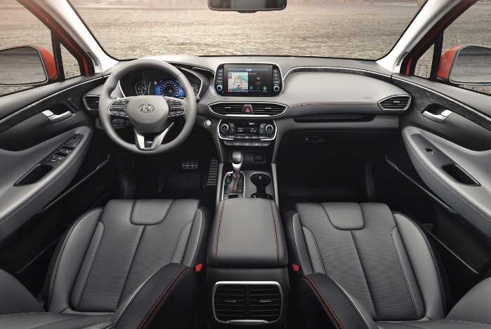 2022 hyundai santa cruz 2.5l se interior