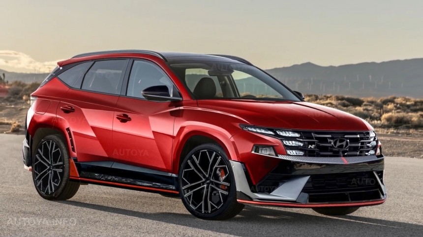 2026 Hyundai Tucson N Shows Great Ambitions In Unofficial Digital  2026 Hyundai Tucson N Shows Great Ambitions In Unofficial Digital