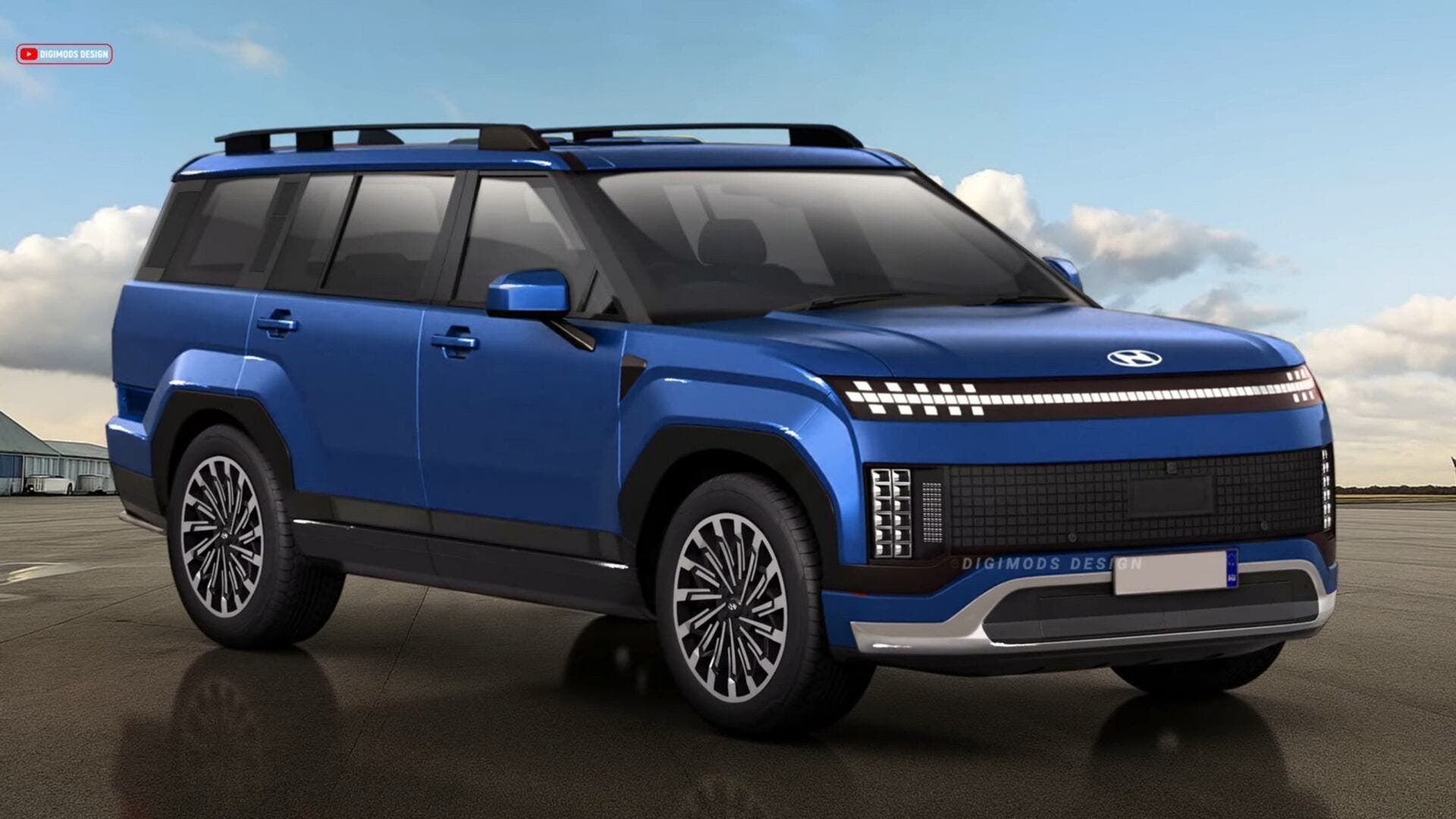 Hyundai Santa Fe 2027 A Futuristic SUV Vision Unveils New Design 